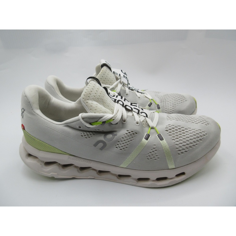 On Cloud Shoes Mens Size 12 White Mesh CloudTec Phase Running Sneakers